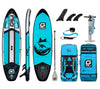 10' Mako Inflatable Paddle Board Package in Blue with new hand pump
