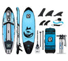 GILI Sports 10'6 Meno Inflatable Stand Up Paddle Board in Blue Complete package new pump