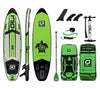 GILI 10'6 AIR inflatable paddle board package in Green