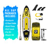 GILI 11' Adventure Yellow paddle board bundle accessories