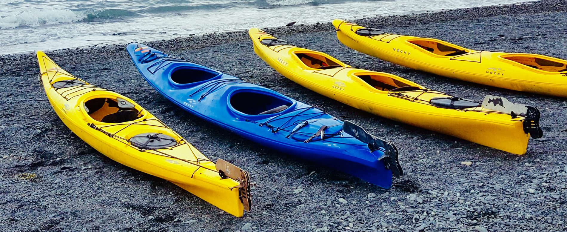 Kayaks with rudder