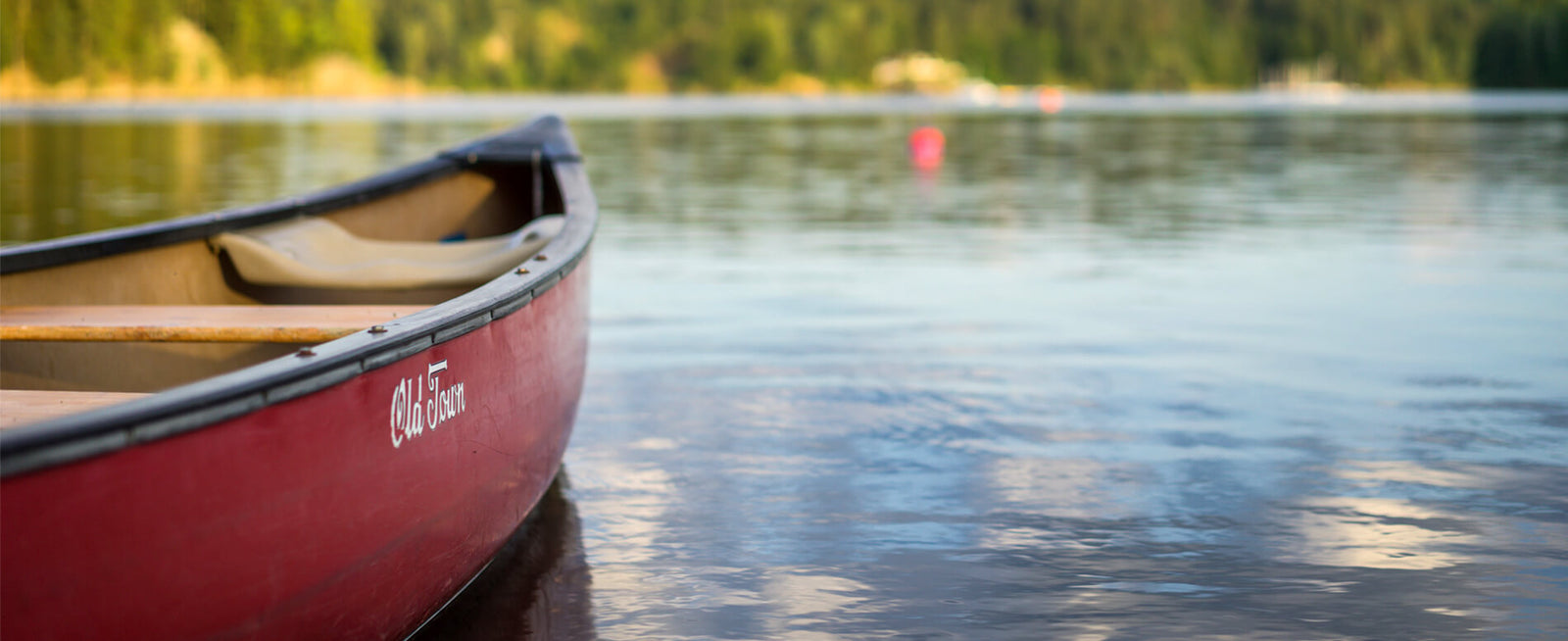 Red square stern canoe