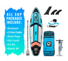 GILI 10'6 Komodo Inflatable Paddle Board package bundle in Blue