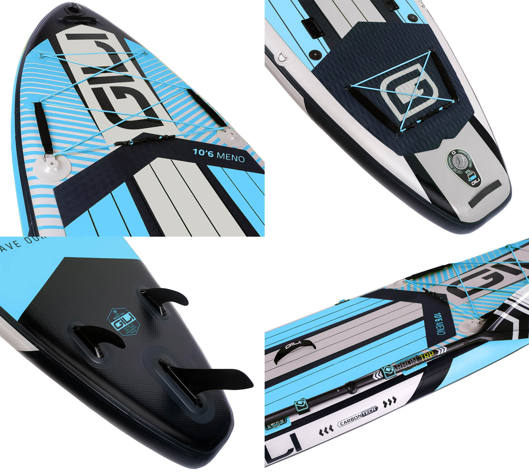 10'6 / 11'6 MENO Inflatable Stand Up Paddle Board - GILI Sports