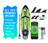 GILI Sports 11'6 Meno Inflatable Stand Up Paddle Board in Green and Accessories new pump