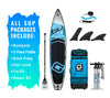 GILI 12'6 Meno Touring paddle board bundle accessories with new pump