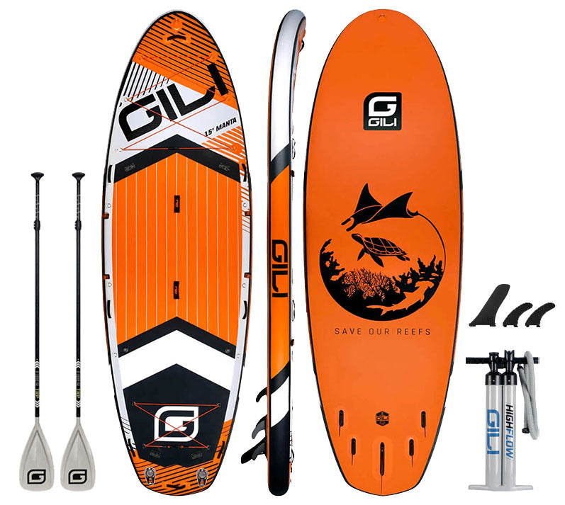 12'/15' Manta SUP & Paddle Promo - GILI Sports