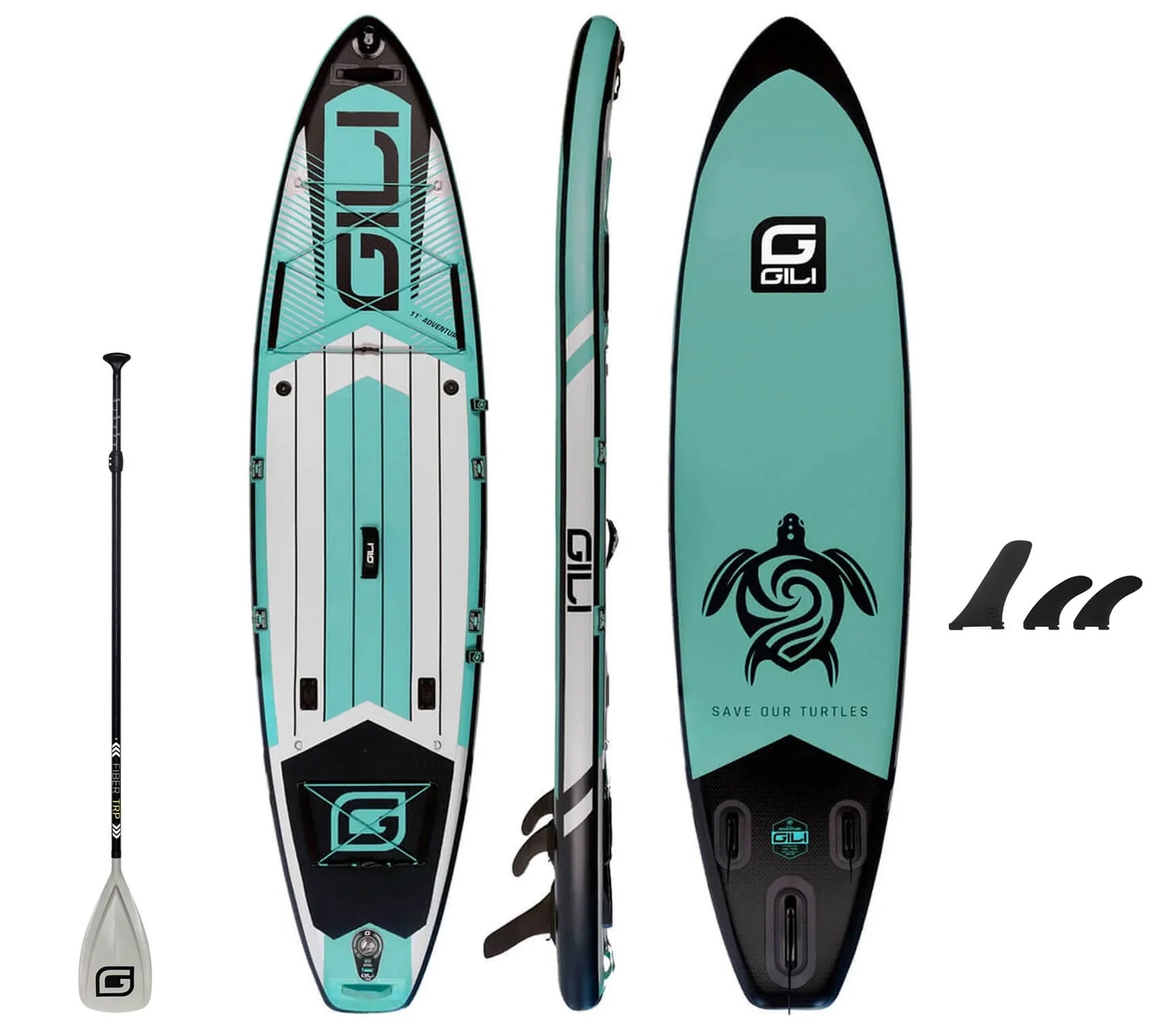 11'/12' Adventure SUP & Paddle Promo - GILI Sports