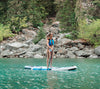GILI Sports AIR Inflatable paddle board in Blue in action