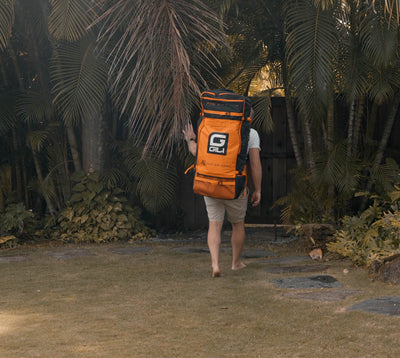 GILI Inflatable SUP backpack in Orange