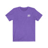 Save Our Turtles Unisex Short Sleeve Tee purple front