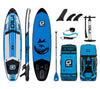 GILI 10'6 AIR inflatable paddle board detail shots in dark blue
