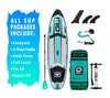 GILI 10'6 AIR Teal inflatable paddle board bundle accessories