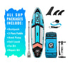 GILI 10'6 Komodo Blue paddle board bundle accessories
