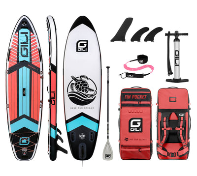 GILI 10'6 Komodo Coral inflatable paddle board package