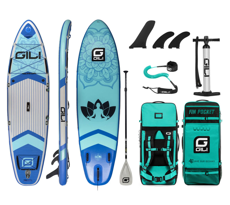 10'6 KOMODO Inflatable Stand Up Paddle Board GILI Sports