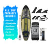 GILI 10'6 Meno Camo paddle board bundle accessories