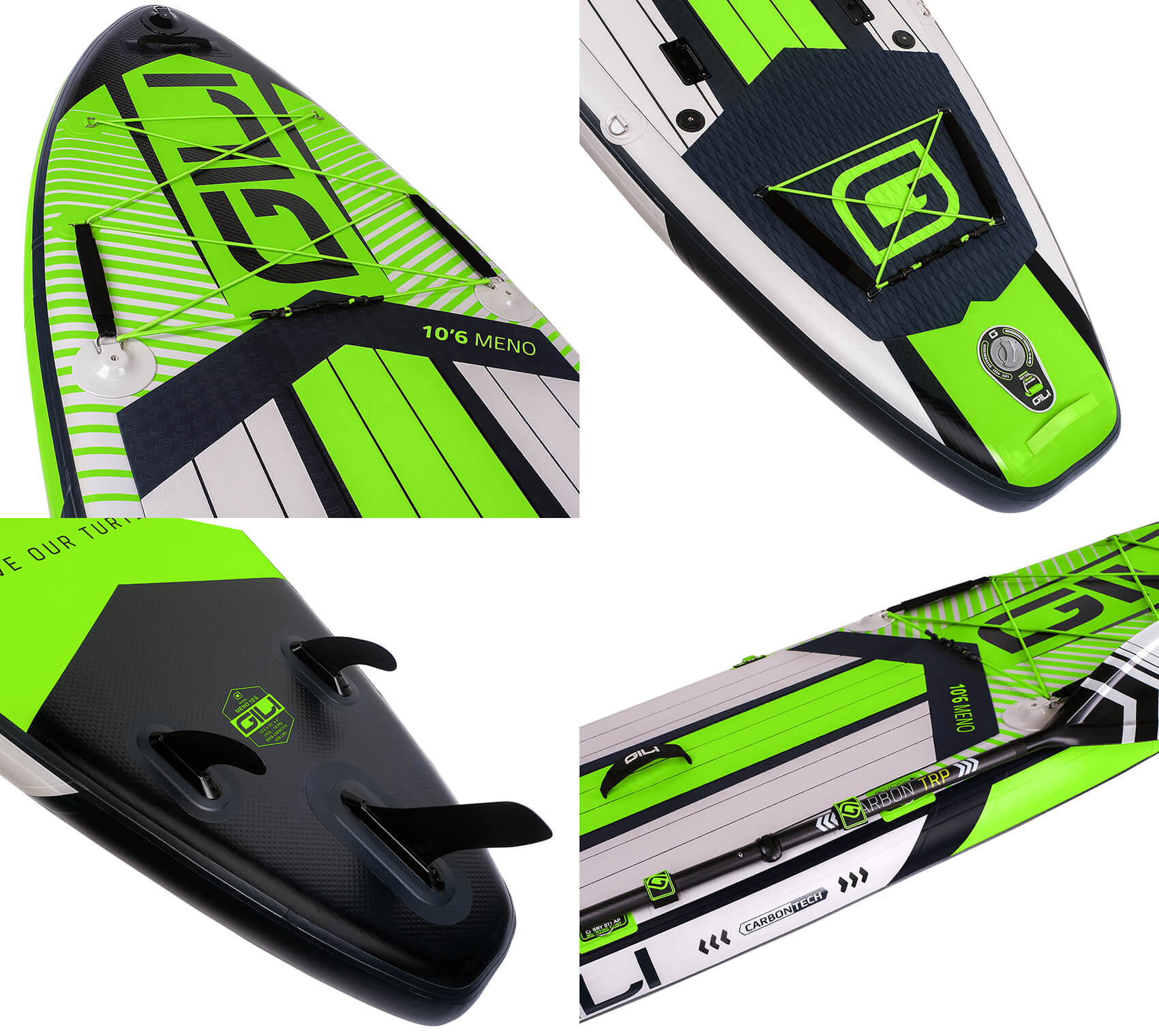10'6 / 11'6 MENO Inflatable Stand Up Paddle Board - GILI Sports