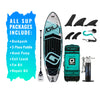 GILI 10'6 Meno Teal paddle board bundle accessories