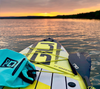 GILI 11' Adventure inflatable paddle board in Yellow
