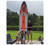 GILI 11' Adventure inflatable paddle board in Orange