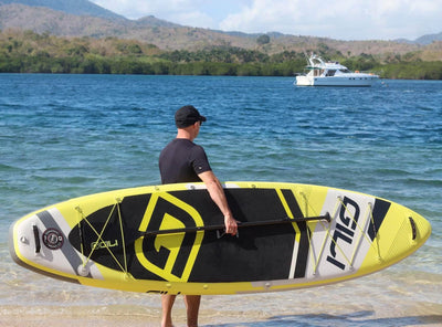 11' Adventure Paddle Board Customer Shot in Bali