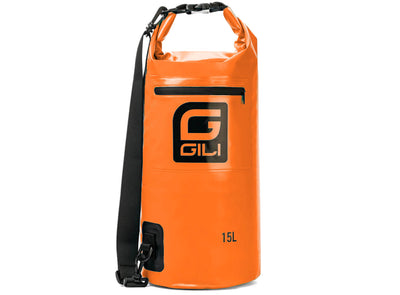 GILI Waterproof Roll-Top Dry Bag orange