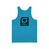 Save Our Reefs Unisex Jersey Tank blue back