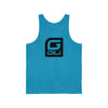 Save Our Reefs Unisex Jersey Tank blue back