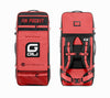 GILI iSUP non-rolling backpack with fin pocket Coral front and back