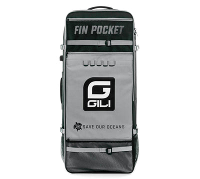 GILI iSUP non-rolling backpack with fin pocket gray