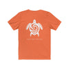 Save Our Turtles Unisex Short Sleeve Tee orange back