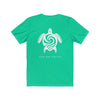 Save Our Turtles Unisex Short Sleeve Tee bright green back