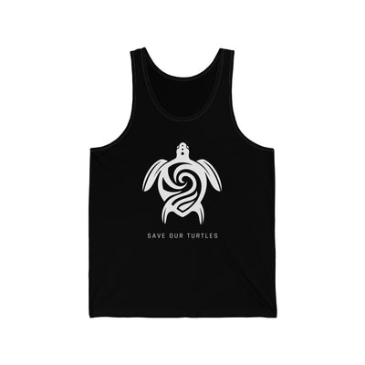 Save Our Turtles Unisex Jersey Tank black front