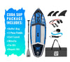GILI 8' Cuda Blue inflatable paddle board bundle accessories