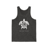 Save Our Turtles Unisex Jersey Tank dark gray front