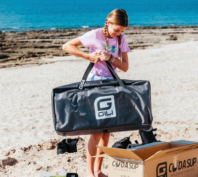 GILI Cuda inflatable paddle board bag for kids