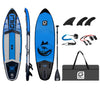 GILI 9' Cuda Blue inflatable paddle board with whistle