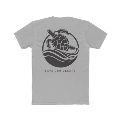 GILI Save our Oceans Men's Crew gray Tee back