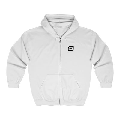 Save Our Turtles Full Zip Hooded Sweatshirt white front
