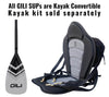 GILI SUP to Kayak conversion kit with kayak seat and blade