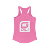 Women's Save Our Turtles Racerback Tank pink back