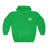 Save Our Turtles Hooded Sweatshirt/Hoodie green front