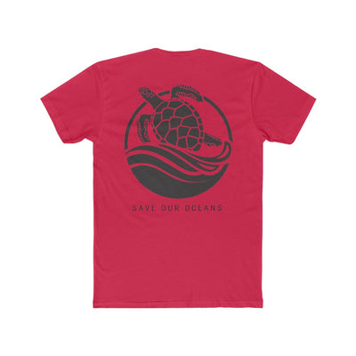 GILI Save our Oceans Men's Crew Tee back red
