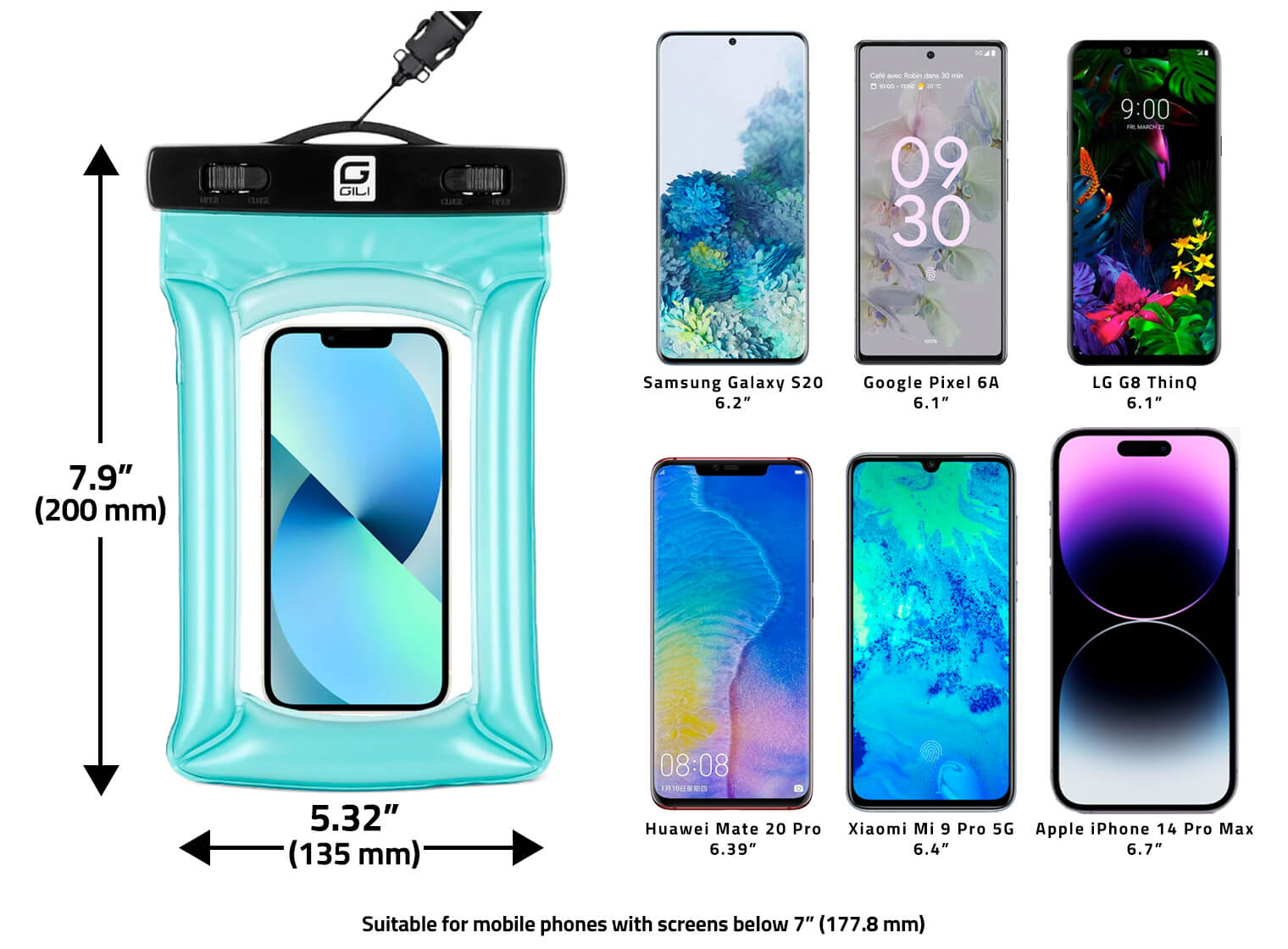 Floating Waterproof Phone Case Universal Floating Waterproof Phone Case Universal