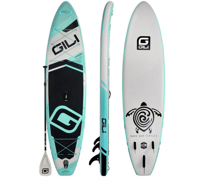 11' Adventure Inflatable Paddle Board (Teal)