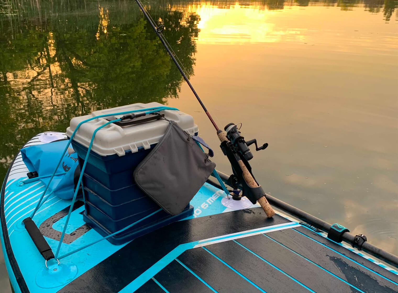 How to make a cheap Paddle Board rod holder - iSUP Fishing 