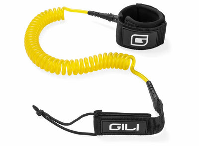 GILI 8' Paddle board ankle leash Yellow
