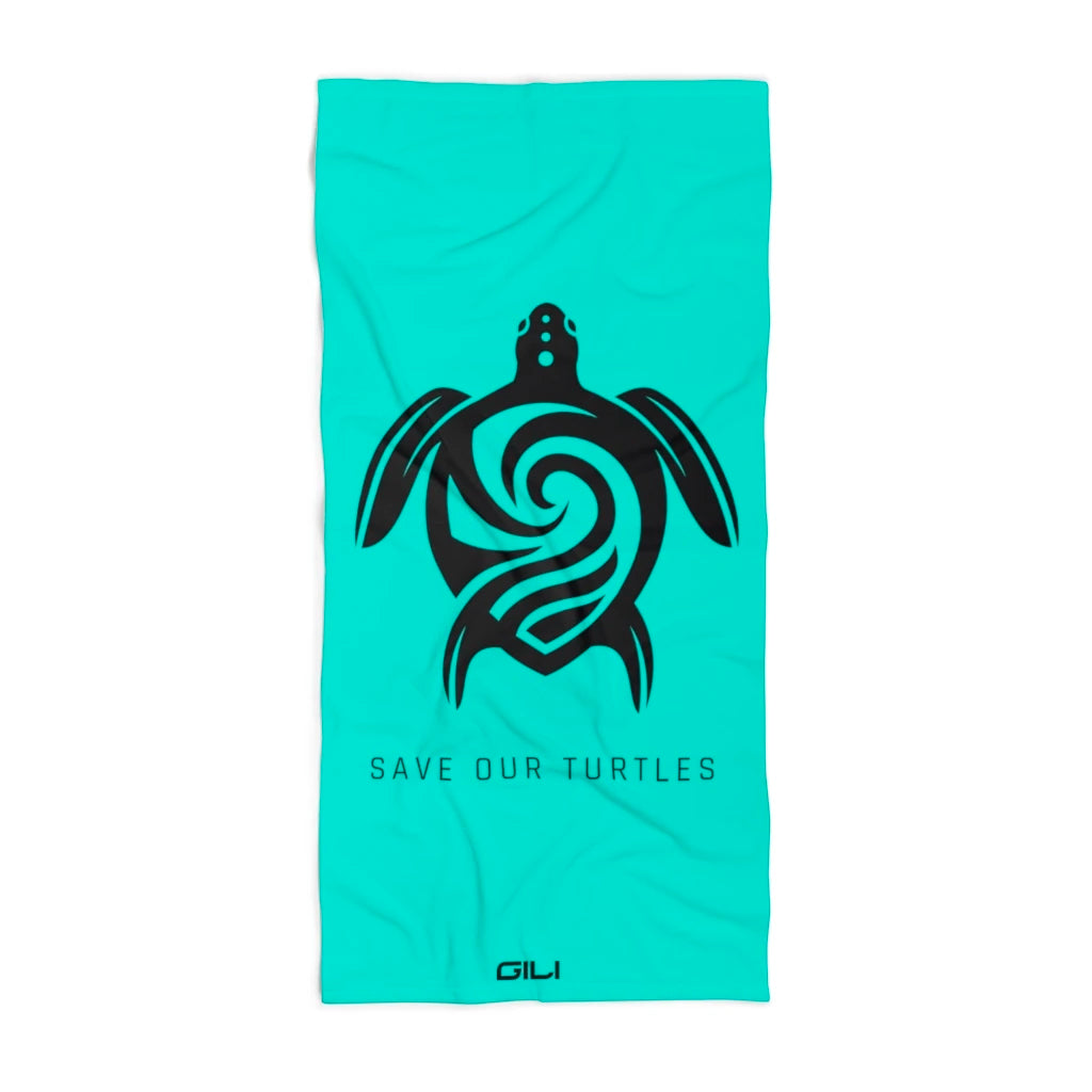 GILI Save Our Turtles Beach Towel