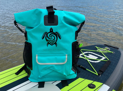 Waterproof Backpack Roll-Top on SUP